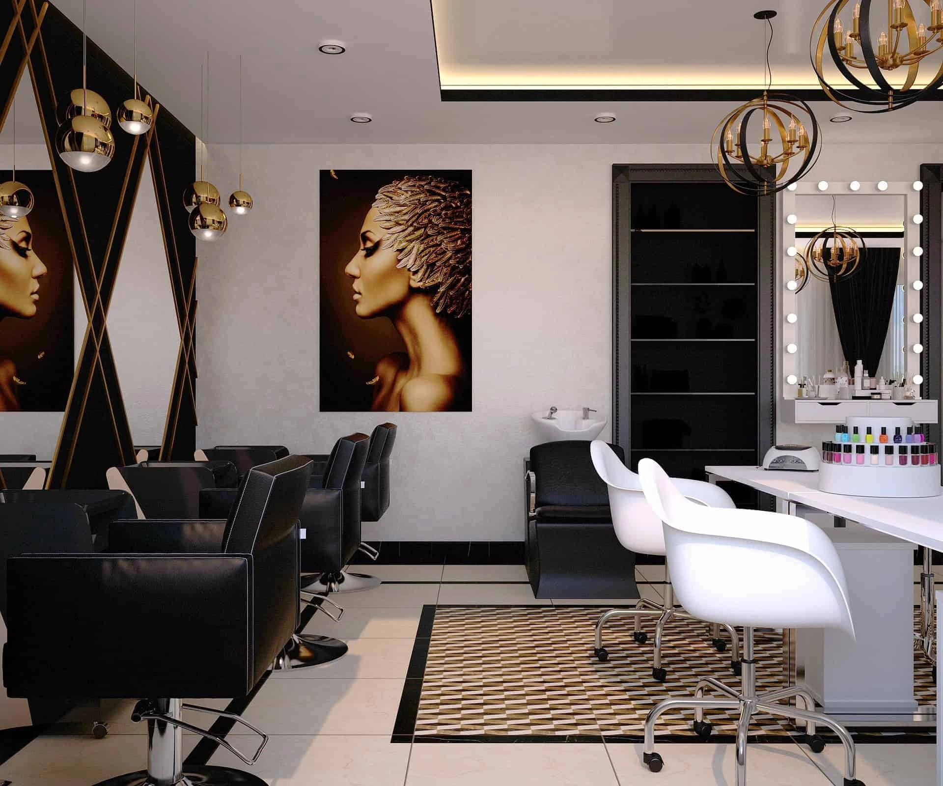 Online marketing article illustration for beauty salon business